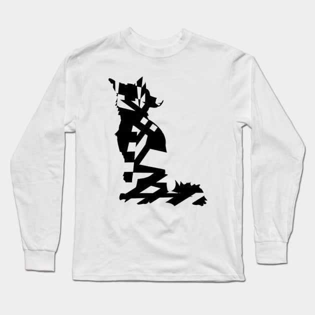 Dazzle Fox Long Sleeve T-Shirt by foxface